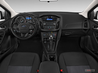 2016 Ford Focus dashboard - look at all those buttons! Also, this photo came from the internet.